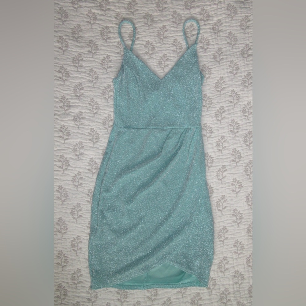 Elegant Teal Dress